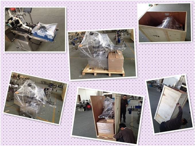 HAY SUS304 Servo Motor Automatic Round Bottle Labeling Machine kontrol PLC