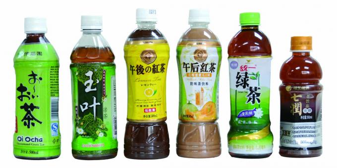 Dua Sisi Botol Aplikator Label Lengan Menyusut Otomatis Untuk Air Mineral