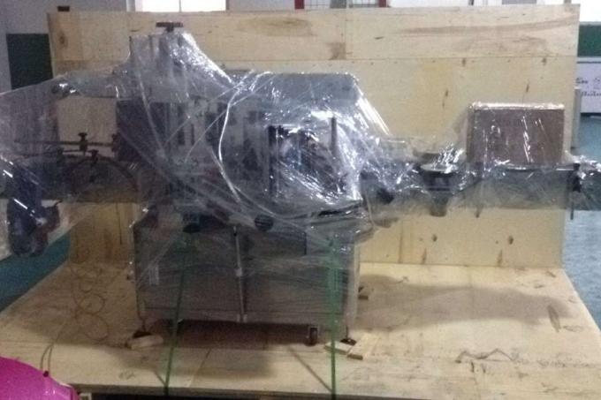 Mesin pelabelan Aluminium Alloy Opp Vial untuk botol bundar, mesin pelabelan industri