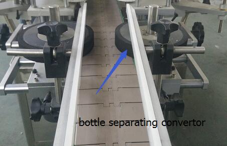 Objek mendeteksi mesin pelabelan stiker sisi ganda otomatis mata ajaib dengan meja putar