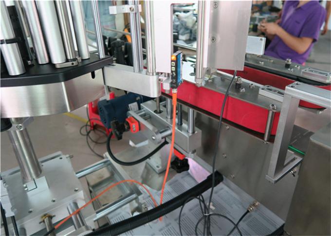 Mesin Pelabelan Stiker Botol Bulat Dengan Mata Ajaib Akurasi Tinggi Yang Diimpor