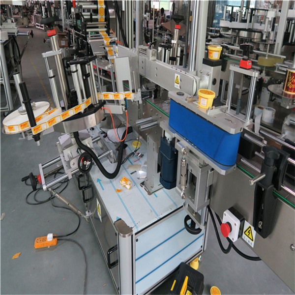 Linear Three Self Adhesive Labeling Machine Untuk Minuman Makanan Bahan Kimia Harian