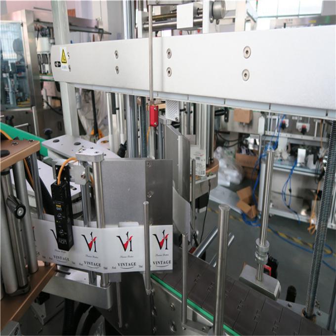 Mesin Pelabelan Botol Datar 3048mm x 1700mm x 1600mm Bagian luar peralatan