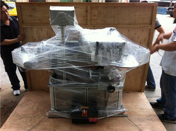 45m / Min Aplikator Label Stiker Kecepatan Untuk Botol Air Sqaure / Bulat / Datar