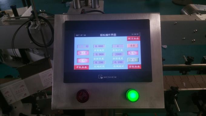 Mesin Pelabelan Botol Kaca Botol Otomatis Datar, Mesin Label Stiker