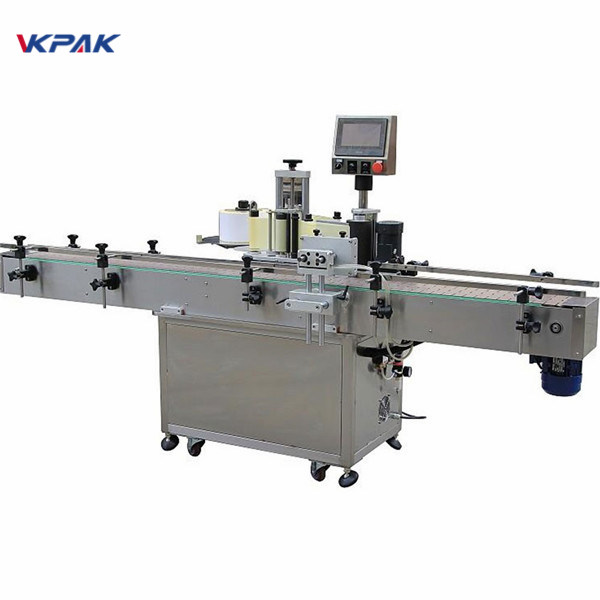 Mesin Pelabelan Botol Bulat Perekat Otomatis Vertikal Minyak
