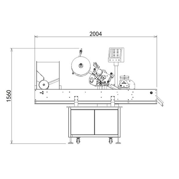 Mesin Pelabelan Botol Otomatis Penuh Berkecepatan Tinggi Untuk Botol Kecil