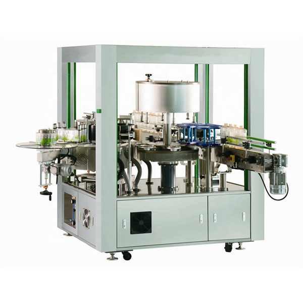 Mesin Rotary Labeler Depan Dan Belakang