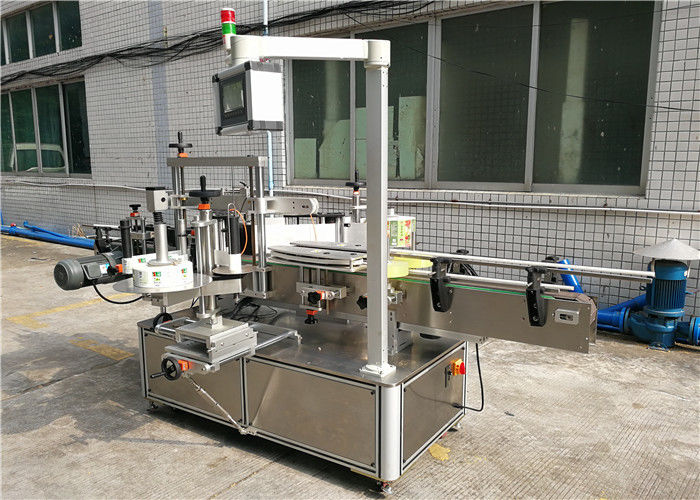 China Shampoo Flat Bottle Labeling Machine, mesin pelabelan perekat depan dan pemasok belakang
