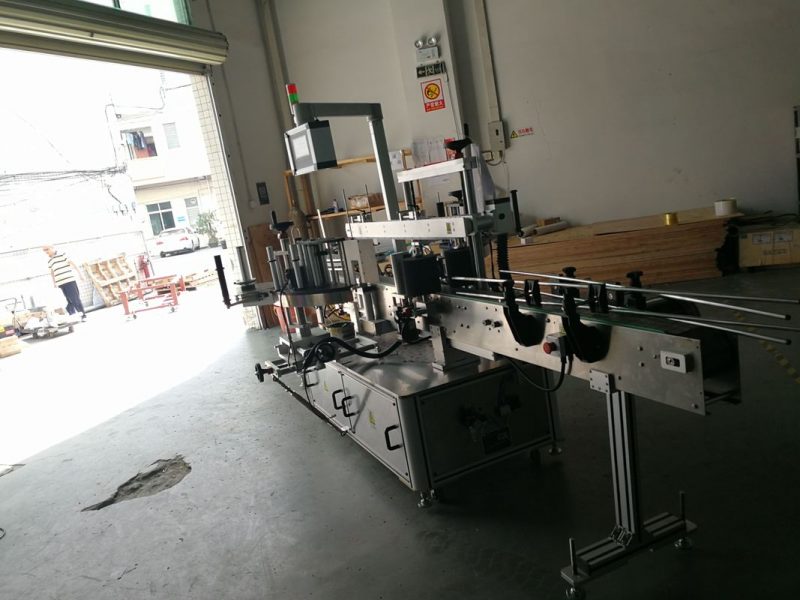 China Double-face Round Bottle Sticker Labeling Machine, Pemasok lebar label 190mm