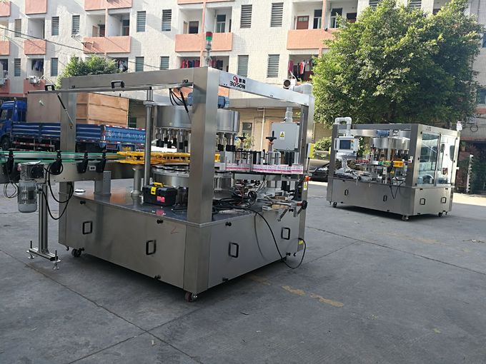 Rotary labeler depan dan belakang / Leher dan kecepatan depan 15000B / H Sertifikasi CE